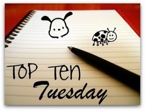 Top Ten Tuesday banner by The Broke and the Bookish